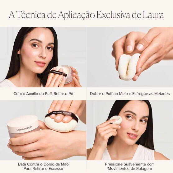 Kit P&oacute; e Aplicador Laura Mercier